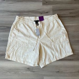 NEW Lane Bryant Linen Blend Shorts Tan 20